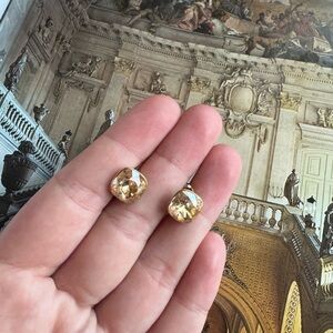 Elegant Gold Stud Earrings